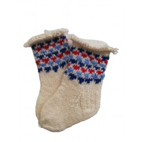 Vilnonės kojinytės kūdikiams iš natūralios vilnos