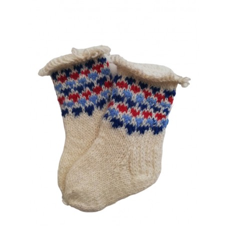 Vilnonės kojinytės kūdikiams iš natūralios vilnos